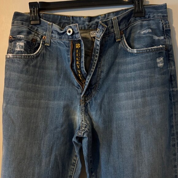 Lucky Brand lowrise bootleg jeans (32, classic blue) - Picture 2 of 11